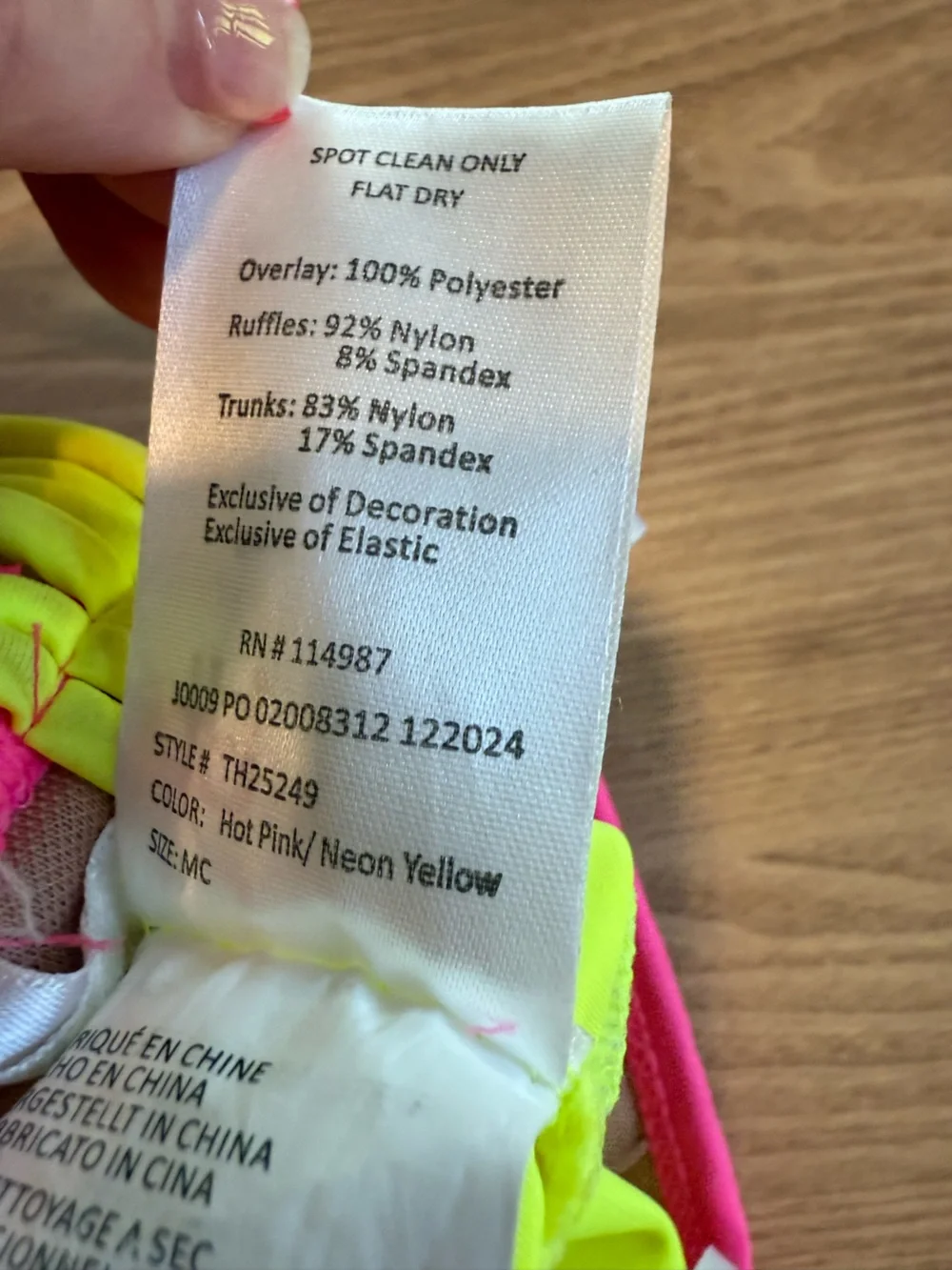 Girls Dance Costume Two-Piece Neon Pink and Lime Set - Size CM child medium